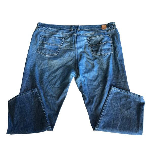 2 pair Agave Denimsmith Jeans Mens 54x30 Relaxed Straight Waterman USA Stretch - Picture 15 of 16